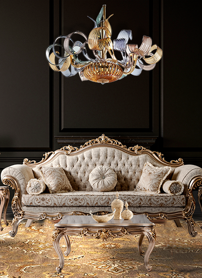 Gema Chandelier  23LS G9 SMK CRM