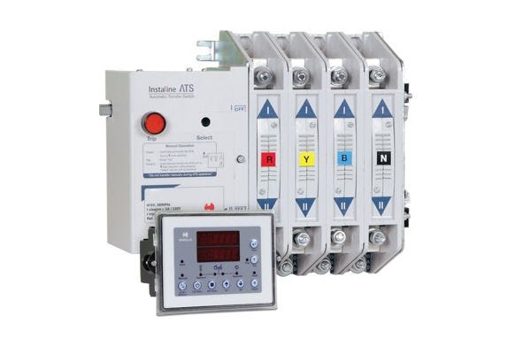 Four Pole Instaline Automatic Transfer Switch (with primary Protection) from 200 A - 315 A