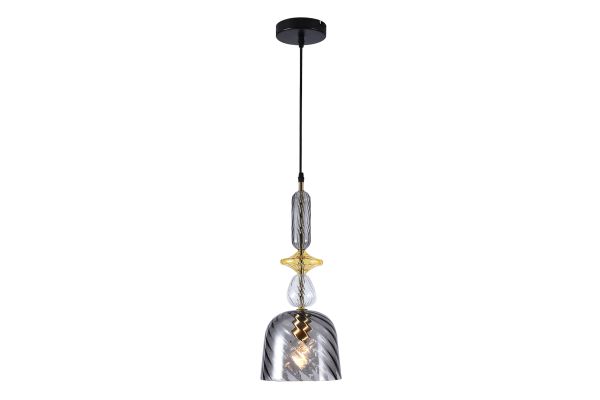 Gavriel Pendant 1LS E27 SMOKY ABR