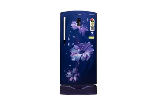 195 L Direct Cool Refrigerator 3 Star Daisy Blue