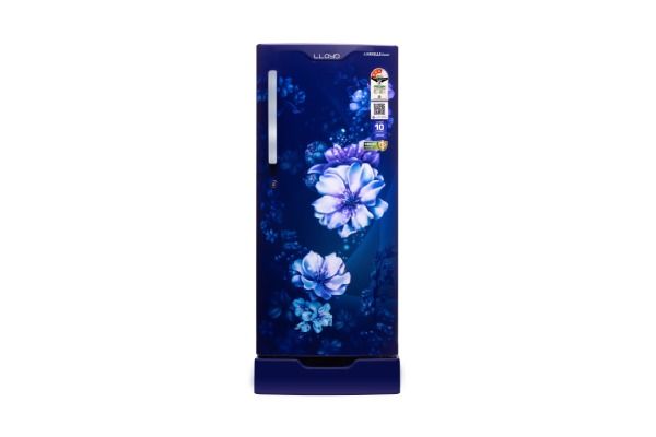 188 L Direct Cool Refrigerator 5 Star Cherry Blossom Blue
