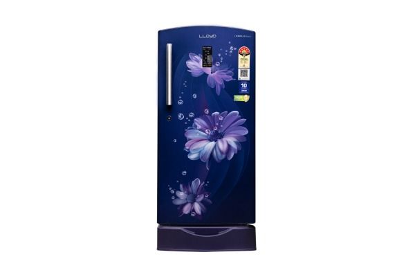195 L Direct Cool Refrigerator 5 Star Daisy Blue