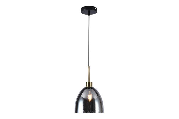 Mist Pendant 1LS E27 SMOKY ABR RND