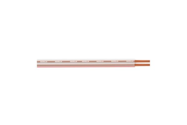 Transparent Twin Flat Speaker Cables